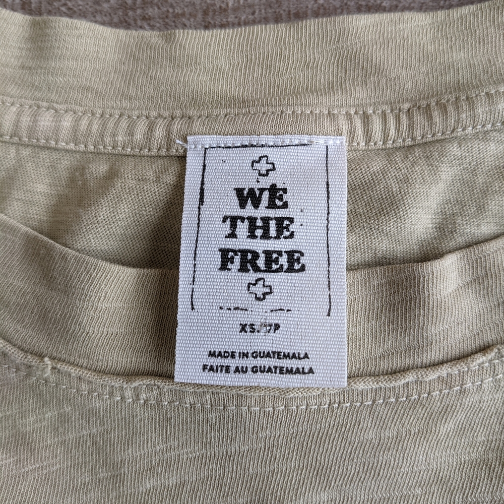 We the Free, yellow long sleeve, women's XS - Picture 5 of 8